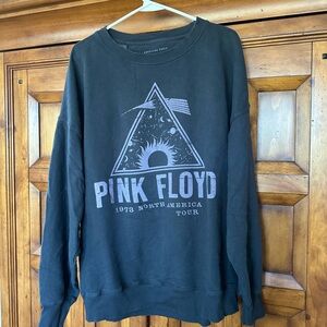 American Eagle Outfitters Black Pink Floyd Crewneck Sweater